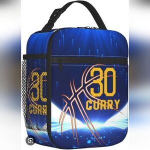 Steph Curry #30 Blue and Gold Soft Lunchbox Mini Cooler 6 Pack Carrier